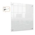Poznámková tabulka Home, transparentní, akrylová, 45 x 45 cm, NOBO 1915620