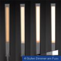 Stolní lampa Pirro, bílá, LED, stmívatelná, kancelářská, MAUL 8202702