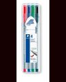 Liner Triplus 334 Box sada, 4 barvy, 0,3mm, STAEDTLER