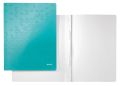 Desky s rychlovazačem WOW, ledově modrá, lesklé, polaminovaný karton, A4, LEITZ