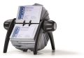 Vizitkář otočný VISIFIX, černá, na 400 ks, horizontální, plastový, DURABLE 241701
