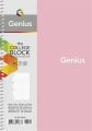 Spirálový sešit Genius, mix motivů, čtverečkovaný, B5, 80 listů, SHKOLYARYK B5-080-6800K