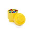 Úložný box ve tvaru kulaté kostky, žlutá, LEGO 40301732