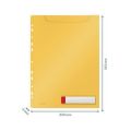 Desky na dokumenty Cosy Privacy, matně žlutá, A4 maxi, LEITZ ,balení 3 ks