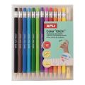 Mechanická pastelka Color Click, 12 různých barev, sada, APLI 20546 Mechanická pastelka Color Click, 12 různých barev, sada, APLI 20546