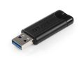 256GB USB Flash disk PinStripe, USB 3.0, VERBATIM, černý