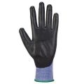 Ochranné rukavice Senti-Flex, modrá, nylon, dlaň potažená PU, velikost L