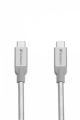 USB kabel, stříbrná, 30 cm, USB-C 3.1 - USB-C, VERBATIM