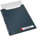 Desky na dokumenty Cosy Privacy, matně šedá, A4 maxi, LEITZ ,balení 3 ks