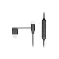 Sluchátka s mikrofonem H950 EQ USB-C/USB-A, černá, KENSINGTON K97469WW Sluchátka s mikrofonem H950 EQ USB-C/USB-A, černá, KENSINGTON K97469WW