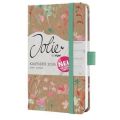 Diář Jolie, Green Floral Serenity, A6, týdenní, 2026, tvrdé desky, SIGEL J6806