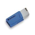 USB flash disk Store n Click, červená, modrá, 2ks x 32GB, USB 3.2, 80/25MB/sec, VERBATIM 49308 ,balení 2 ks