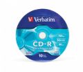 CD-R 700MB, 80min., 52x, DL Extra Protection, Verbatim, 10ks ve fólii ,balení 10 ks