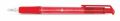 Kuličkové pero EasyGrip, červená, 0,4mm, stiskací mechanismus, FLEXOFFICE ,balení 12 ks