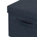 Krabice Fabric, tmavě šedá, potažená látkou, velikost M, LEITZ 61440089 ,balení 2 ks