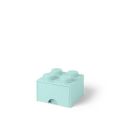 Úložný box se zásuvkou Brick, tyrkysová, LEGO 40051742