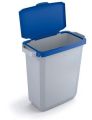 Výklopné víko k odpadkovému koši 60 l DURABIN, modrá, plast, DURABLE 1800500040