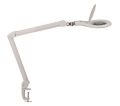 Stolní lampa Makro, bílá, LED, zvětšovací sklo, držák, MAUL 8263302
