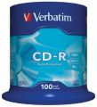 CD-R 700MB, 80min., 52x, DL Extra Protection, Verbatim, 100-cake ,balení 100 ks