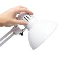 Stolní lampa Study, bílá, úsporná, MAUL 8230502