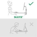 Držák monitoru Ergo, tmavě šedá, pro dva monitory, LEITZ 65370089