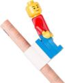 Grafitová tužka, 4 ks, sada s ořezávátkem, gumou, LEGO klipem a minifigurkou, LEGO 52053