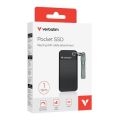 Externí disk Pocket SSD, černá/šedá, 1 TB, USB 3.2 Gen2, VERBATIM 32190