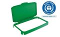 Výklopné víko k odpadkovému koši 60 l DURABIN, zelená, plast, DURABLE 1800500020