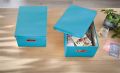 Úložná krabice Cosy Click&Store, modrá, vel. M, LEITZ 53480061