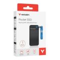Externí disk Pocket SSD, černá/modrá, 1 TB, USB 3.2 Gen2, VERBATIM 32191