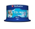 CD-R 700MB, 80min., 52x, Printable, no-ID, Verbatim, 50-cake ,balení 50 ks