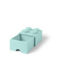 Úložný box se zásuvkou Brick, tyrkysová, LEGO 40051742