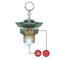 Klíčenka s LED osvětlením Star Wars The Mandolarian - Grogu, LEGO LGL-KE179AH