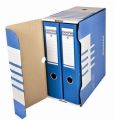 Archivační krabice, modrá, karton, A4, 155 mm, DONAU