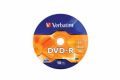 DVD-R 4,7GB, 16x, Printable, matné, Verbatim, 10ks ve fólii ,balení 10 ks