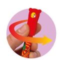 Roller Spinny Pen Crazy, 0,7/0,35mm, vymazatelný, 4ks, MITAMA 63975 ,balení 4 ks Roller Spinny Pen Crazy, 0,7/0,35mm, vymazatelný, 4ks, MITAMA 63975 ,balení 4 ks