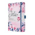 Exkluzivní zápisník Jolie, Loose Florals Olive, A5, linkovaný, 87 listů, tvrdé desky, SIGEL JN337
