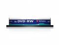 DVD-RW, 4,7GB, 4x, Verbatim, 10-cake ,balení 10 ks