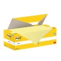 Samolepicí bloček, kanárkově žlutá, 76 x 76 mm, 24x 100 listů, 3M POSTIT 7100319213 ,balení 2400 ks