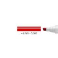 Popisovač na bílou tabuli Lumocolor 351 B, červená, klínový hrot, STAEDTLER