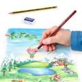 Barevné pastelky Noris Club sada+grafitová tužka a pryž, 12 různých barev, šestihranné, STAEDTLER