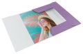 Deska s gumičkou Colour\'Breeze, levandulová, kartonová, A4, ESSELTE 628495