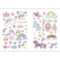 Třpytivé samolepky - Jednorožci