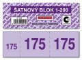 Šatnové bloky Baloušek 135 x 47 mm / 1-200 / 8 odstínů barev / ET295 Šatnové bloky Baloušek 135 x 47 mm / 1-200 / 8 odstínů barev / ET295