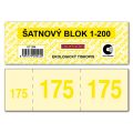 Šatnové bloky Baloušek 135 x 47 mm / 1-200 / 8 odstínů barev / ET295