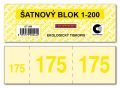 Šatnové bloky Baloušek 135 x 47 mm / 1-200 / 8 odstínů barev / ET295 Šatnové bloky Baloušek 135 x 47 mm / 1-200 / 8 odstínů barev / ET295