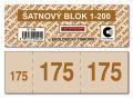 Šatnové bloky Baloušek 135 x 47 mm / 1-200 / 8 odstínů barev / ET295 Šatnové bloky Baloušek 135 x 47 mm / 1-200 / 8 odstínů barev / ET295