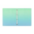 Desky A4 kroužkové OMBRE - 4 kroužek / zelená