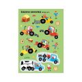 Samolepicí knížka První samolepkování - Traktory a náklaďáky