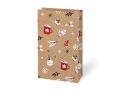 Vánoční sáček KRAFT 1- mix motivů / 10 x 18 cm